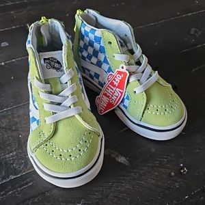 Vans toddler hightops size 6